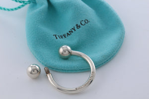 Tiffany & Co. Silver Horseshoe Key Ring Keychain