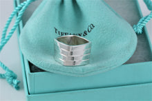 Load image into Gallery viewer, Tiffany &amp; Co. Frank Gehry Silver Torque Stacking Row Ring
