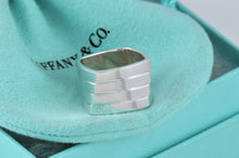 Load image into Gallery viewer, Tiffany &amp; Co. Frank Gehry Silver Torque Stacking Row Ring
