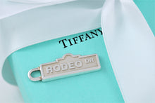 Load image into Gallery viewer, Tiffany &amp; Co. Silver &quot;RODEO DR.&quot; Streen Sign Charm Pendant
