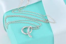 Load image into Gallery viewer, Tiffany &amp; Co. Elsa Peretti Silver Alphabet Letter &quot;A&quot; Pendant Necklace
