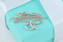 Load image into Gallery viewer, Tiffany &amp; Co. Elsa Peretti Silver Alphabet Letter &quot;A&quot; Pendant Necklace
