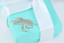 Load image into Gallery viewer, Tiffany &amp; Co. Elsa Peretti Silver Alphabet Letter &quot;A&quot; Pendant Necklace
