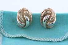Load image into Gallery viewer, Tiffany &amp; Co. Nature Silver Reptile Texture Clip-on Earrings
