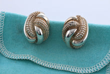 Load image into Gallery viewer, Tiffany &amp; Co. Nature Silver Reptile Texture Clip-on Earrings
