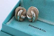 Load image into Gallery viewer, Tiffany &amp; Co. Nature Silver Reptile Texture Clip-on Earrings
