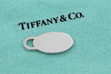 Load image into Gallery viewer, Return to Tiffany Silver Small Oval Charm Pendant
