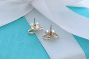 Tiffany & Co. Infinity Silver Stud Earrings