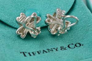 Tiffany & Co. Silver Signature X Clip on Earrings