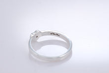 Load image into Gallery viewer, Tiffany &amp; Co. Paloma Picasso Pink Sapphire Silver Heart Stacking Band Ring Sz. 8
