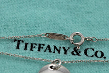 Load image into Gallery viewer, Tiffany &amp; Co. Silver Small Letter &#39;&#39;B&#39;&#39; Disc Pendant Necklace YOURS
