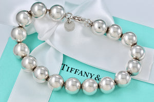 Tiffany & Co. Silver Hardwear 10mm Ball Bead Bracelet