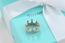 Load image into Gallery viewer, Tiffany &amp; Co. Silver Princess Crown Charm Pendant
