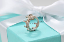 Load image into Gallery viewer, Tiffany &amp; Co. Silver Princess Crown Charm Pendant
