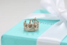 Load image into Gallery viewer, Tiffany &amp; Co. Silver Princess Crown Charm Pendant
