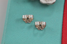 Load image into Gallery viewer, Tiffany &amp; Co. Nature Silver Round Weave Knot Flower Stud Earrings
