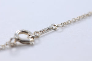 Tiffany & Co. Paloma Picasso Silver Mini Loving Heart Diamond Necklace