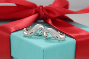 Tiffany & Co. Infinity Silver Figure 8 Earrings