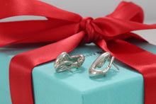 Load image into Gallery viewer, Tiffany &amp; Co. Infinity Silver Figure 8 Earrings
