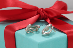 Tiffany & Co. Infinity Silver Figure 8 Earrings