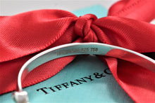 Load image into Gallery viewer, Tiffany &amp; Co. 18K Gold &amp; Silver Hook &amp; Eye Bangle Medium Bracelet Vintage Version 2
