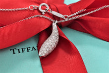 Load image into Gallery viewer, Tiffany &amp; Co. Frank Gehry 18K White Gold Diamond Pave Fish Pendant Necklace
