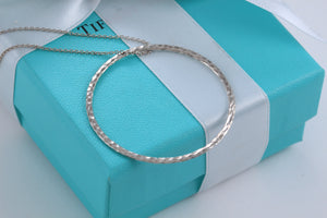 Tiffany & Co. Paloma Picasso Large Hammered Circle Medallion Necklace