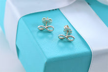 Load image into Gallery viewer, Tiffany &amp; Co. Infinity Silver Stud Earrings
