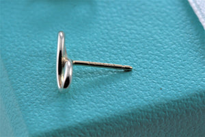 Tiffany & Co. Infinity Silver Stud Earrings