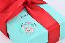 Load image into Gallery viewer, Tiffany &amp; Co. Atlas Silver Roman Numeral Medallion Ring Size 5.5
