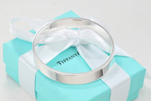 Load image into Gallery viewer, Tiffany &amp; Co. Silver Geometric Oval Bangle Bracelet
