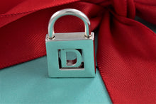 Load image into Gallery viewer, Tiffany &amp; Co. Silver Letter &quot;D&quot; Padlock Pendant
