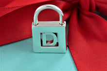 Load image into Gallery viewer, Tiffany &amp; Co. Silver Letter &quot;D&quot; Padlock Pendant
