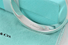 Load image into Gallery viewer, Tiffany &amp; Co. Silver Geometric Oval Bangle Bracelet
