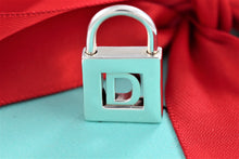 Load image into Gallery viewer, Tiffany &amp; Co. Silver Letter &quot;D&quot; Padlock Pendant

