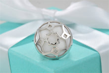 Load image into Gallery viewer, Tiffany &amp; Co. Paloma Picasso Silver Zellige Medallion White Onyx Ring Sz. 5
