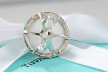 Load image into Gallery viewer, Tiffany &amp; Co. Paloma Picasso Silver Zellige Medallion White Onyx Ring Sz. 5
