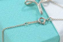 Load image into Gallery viewer, Tiffany &amp; Co. Elsa Peretti Silver Small Infinity Cross 16&quot; Chain Necklace
