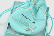 Load image into Gallery viewer, Tiffany &amp; Co. Elsa Peretti Silver Small Infinity Cross 16&quot; Chain Necklace
