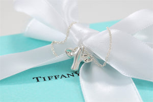 Tiffany & Co. Elsa Peretti Small Dove Bird Pendant Necklace