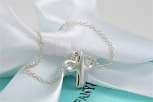Tiffany & Co. Elsa Peretti Small Dove Bird Pendant Necklace