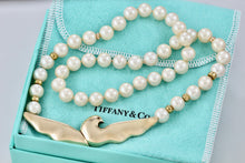 Load image into Gallery viewer, Paloma Picasso 18Kt. Gold Dove Pearl Bead 1981 Necklace
