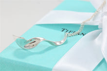Load image into Gallery viewer, Tiffany &amp; Co. Frank Gehry Silver Orchid Pendant Necklace
