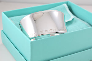 Tiffany & Co. 1837 Silver Extra Wide Cuff Bracelet