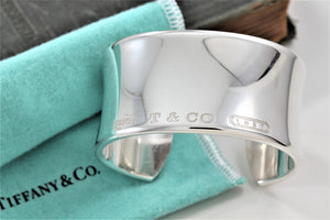 Tiffany & Co. 1837 Silver Extra Wide Cuff Bracelet