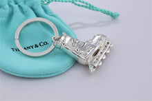 Load image into Gallery viewer, Tiffany &amp; Co. Silver Roller Blade Skate Key Ring Keychain
