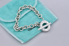 Load image into Gallery viewer, Tiffany &amp; Co. Silver 8mm Link Donut Toggle 7.5&quot; Bracelet
