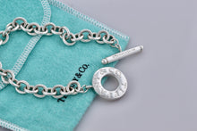 Load image into Gallery viewer, Tiffany &amp; Co. Silver 8mm Link Donut Toggle 7.5&quot; Bracelet
