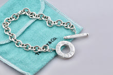 Load image into Gallery viewer, Tiffany &amp; Co. Silver 8mm Link Donut Toggle 7.5&quot; Bracelet
