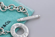 Load image into Gallery viewer, Tiffany &amp; Co. Silver 8mm Link Donut Toggle 7.5&quot; Bracelet
